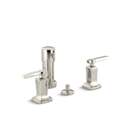 Kohler Margaux Vertical Spray Bidet Faucet With Lever Handles 16238-4-SN
